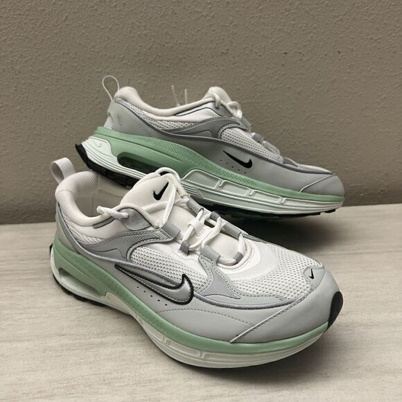Nike DH5128-103 Women Sz 9.5 Air Max Bliss Lifestyle Shoes White/Silver/Green - Picture 2 of 7